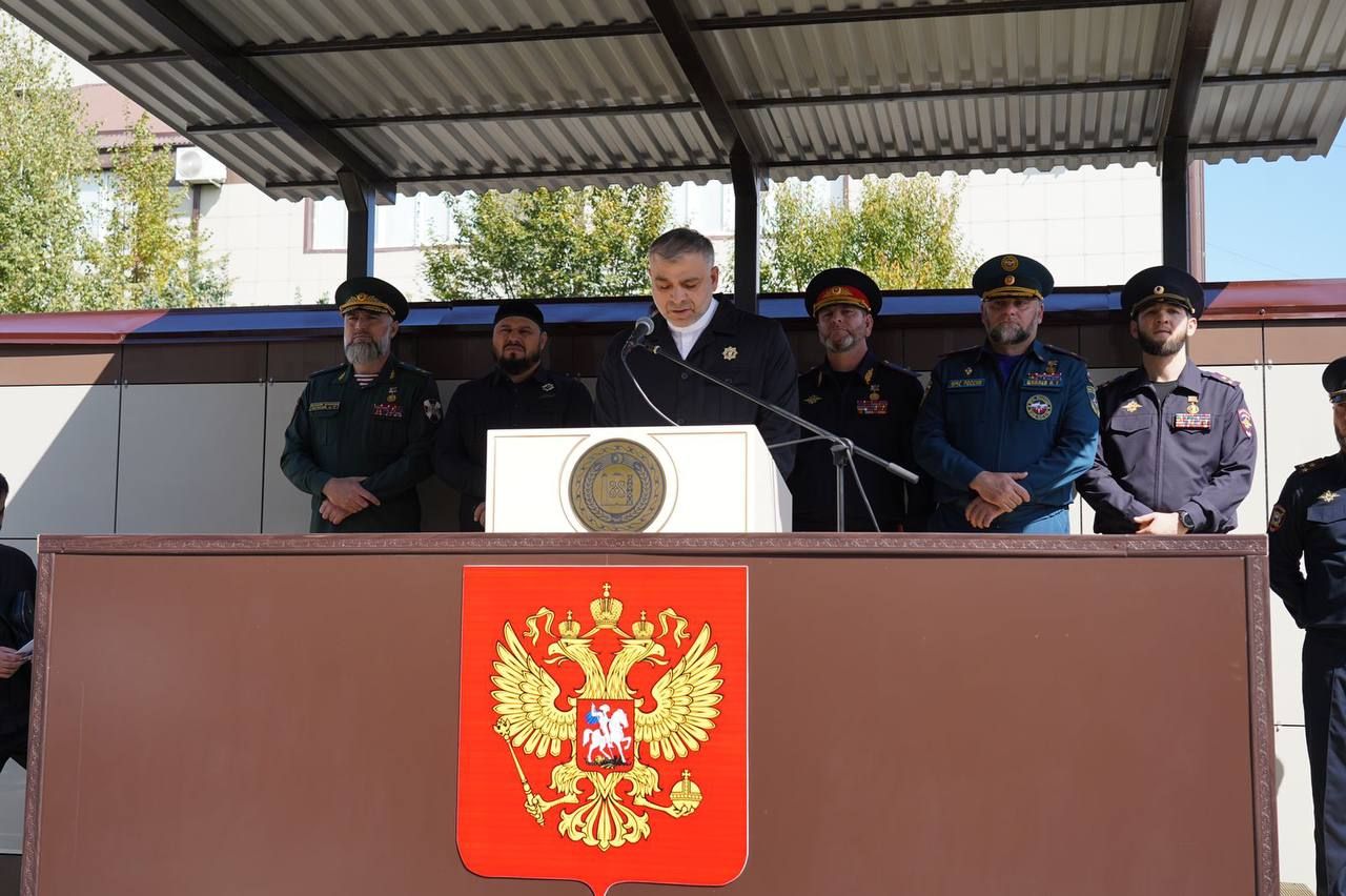 В Военном учебном центре ЧГУ им. А.А. Кадырова прошло торжественное мероприятие, посвященное началу военной подготовки по военной учетной специальности «офицеры запаса»