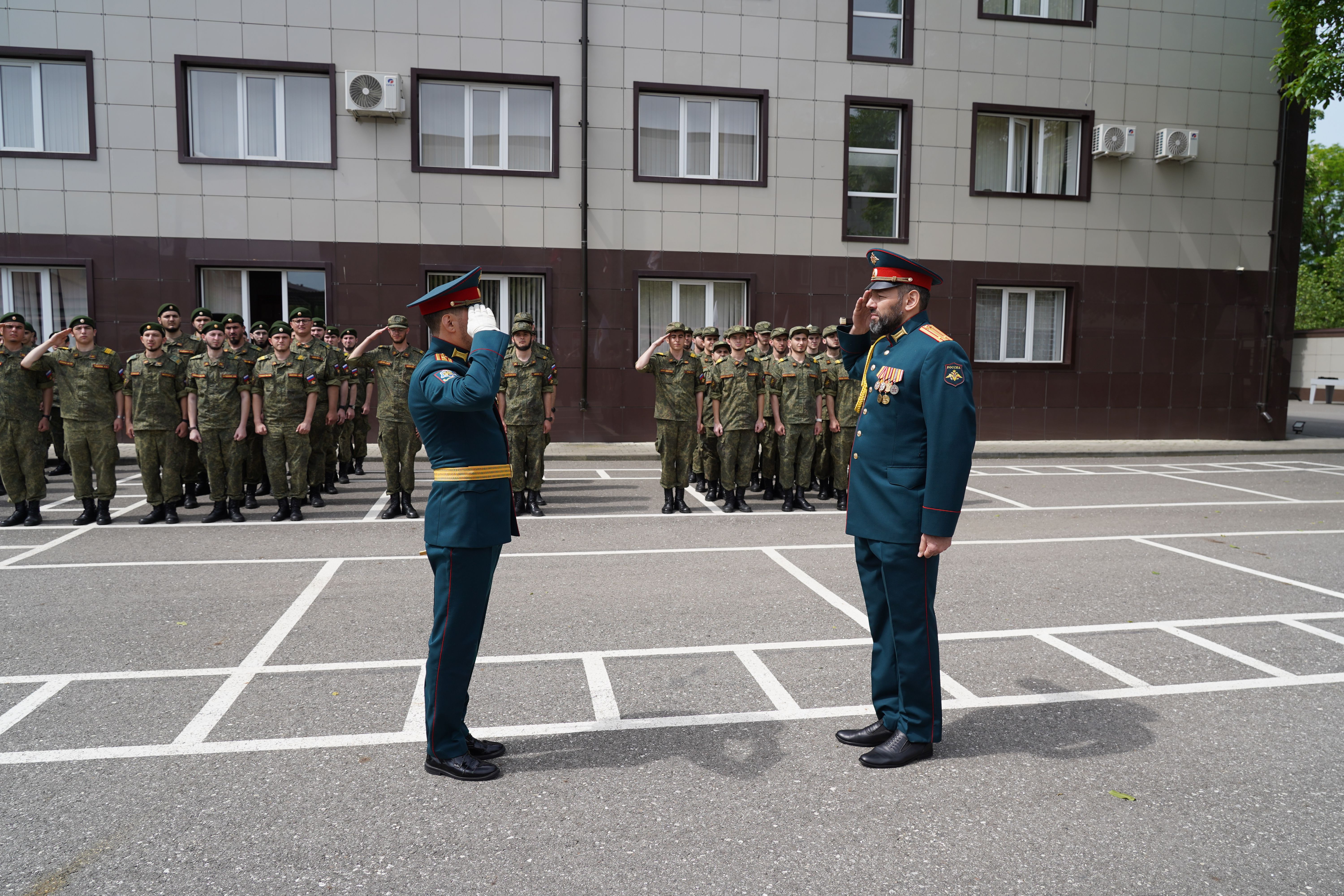 В Военном учебном центре ЧГУ им. А.А. Кадырова отметили День Победы